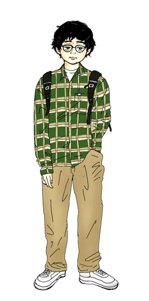 tako_maruさんのファッション・恋愛系WEBメディア(男性向け)のユーザー像のイラストへの提案
