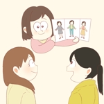 wawaki (eeeee_biii)さんの女の先生と女子学生のイラスト作成への提案