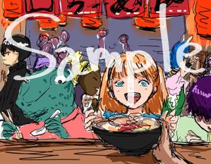 ぎさん (Takashi_yuna)さんの当ラーメン屋の雰囲気のイラストへの提案
