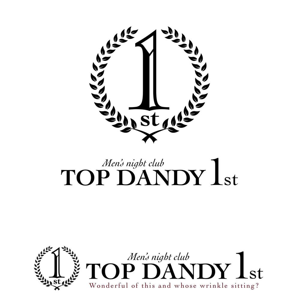 oo_designさんの事例・実績・提案 - 歌舞伎町ホストクラブTOP DANDY -1st-店舗のロゴ製作 | 「らしさ」を追求する... |  クラウドソーシング「ランサーズ」