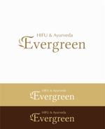 eldordo design (eldorado_007)さんのエステ「HIFU & Ayurveda  Evergreen」のロゴへの提案