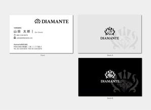 hautu (hautu)さんのオーダースーツ会社「diamante」の名刺デザインへの提案