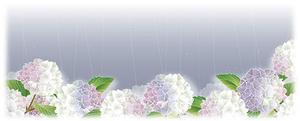 ju-goyaさんの美しい自然　イラスト・または写真加工【雨に濡れる紫陽花】への提案