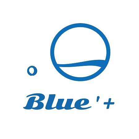 k_can（_design） (k_can)さんのレジンアートショップ『Blue'+』のロゴへの提案