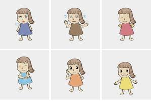 冨山芽寿美 ()さんのヒトの元気さをあらわすイラスト　10段階で　　男性用と女性用の2種類希望への提案