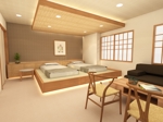奈良みかん (keisawagu)さんの旅館客室の3Dパースデザイン制作への提案