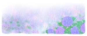 鈴丸 (suzumarushouten)さんの美しい自然　イラスト・または写真加工【雨に濡れる紫陽花】への提案