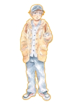 Akiji/アキジ (Hara_22)さんのファッション・恋愛系WEBメディア(男性向け)のユーザー像のイラストへの提案