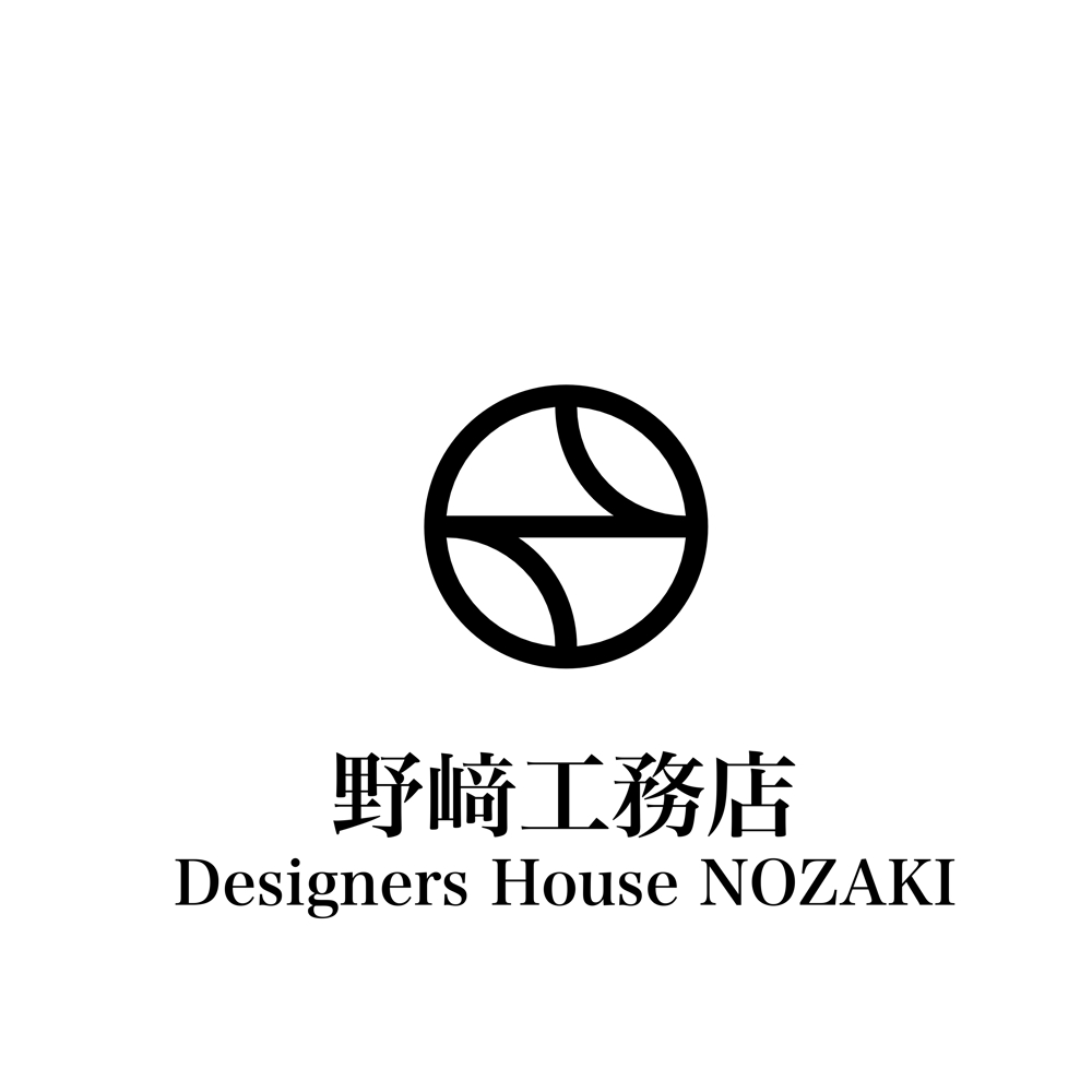 おしゃれな注文住宅『野崎工務店』のロゴ