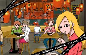 オオタ (kwatanabeap)さんの当ラーメン屋の雰囲気のイラストへの提案