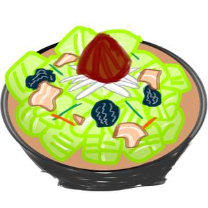 海老ヶ瀬　智巳 (Ebigase_tomomi)さんのラーメン大志軒の野菜味噌麺のイラスト作成への提案