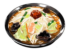 P.inc (yuri_pei)さんのラーメン大志軒の野菜味噌麺のイラスト作成への提案