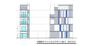 ki-mi  (ki2116)さんのテナントビルの外装デザイン（配色）アイディアへの提案