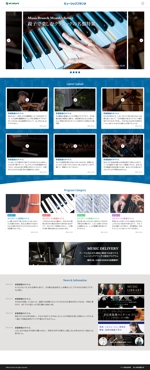 ST/Design (shibatatakashi)さんのクラシック音楽のYouTube番組サイトのデザイン（TOPページ）への提案