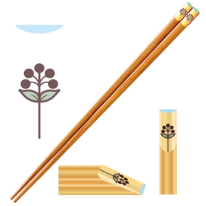 月兎屋 (gettoya_kyoka)さんの箸のデザイン希望【ナチュラル・ベーシック系】への提案