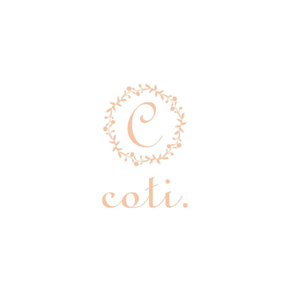 「coti.」のロゴ作成