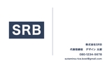isawa.design (Ryohei_isawa)さんの株式会社SRB（Sutamina Rice Bowl）の名刺作成への提案