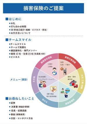 AMALGAM design (AMALGAM)さんの法人提案の訪問時に使用するパンフへの提案