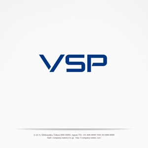 H-Design (yahhidy)さんの高速通信機器用材料(両面平滑電解銅箔「VSP」)のロゴへの提案