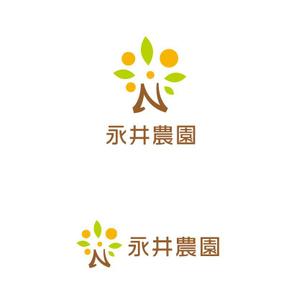 marutsuki (marutsuki)さんのみかん(柑橘)農家「永井農園」のロゴへの提案