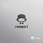 doremi (doremidesign)さんのホテル客室内タブレットアプリ「roomport」のロゴへの提案