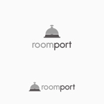 atomgra (atomgra)さんのホテル客室内タブレットアプリ「roomport」のロゴへの提案