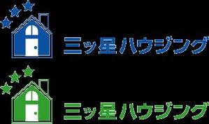 nobuo-kさんの「三ツ星ハウジング」のロゴ作成への提案