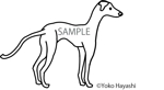 林　陽子 (sjhpw698)さんの犬用品のブランドタグに記載する、線画タッチのイラストをお願い致しますへの提案