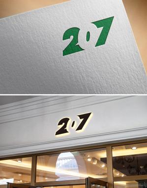 清水　貴史 (smirk777)さんのキッチンカー「207」のロゴへの提案
