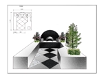 ki-mi  (ki2116)さんの墓石のデザイン　アイデア　ラフスケッチでもOKへの提案