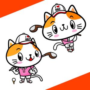 Asaminet (asaminet)さんの室内ゴルフシミュレーション店舗のキャラクターデザインへの提案
