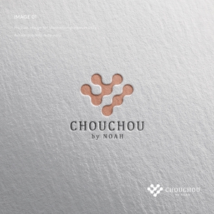 doremi (doremidesign)さんの写真館が展開するレンタル振袖専門「CHOUCHOU by NOAH」のロゴへの提案