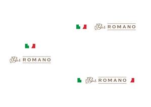 赤星　光流 (yukikaze0213)さんの麻布十番のイタリアンバル「BAR ROMANO」のロゴ＆マークへの提案