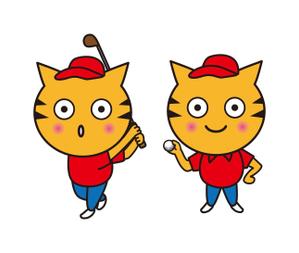 yamaad (yamaguchi_ad)さんの室内ゴルフシミュレーション店舗のキャラクターデザインへの提案