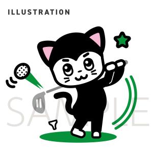 tama design イラスト/映像 (tamamitu1030)さんの室内ゴルフシミュレーション店舗のキャラクターデザインへの提案