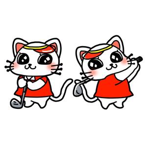 しみしみ (itimatu5label)さんの室内ゴルフシミュレーション店舗のキャラクターデザインへの提案