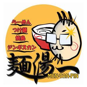 nikonicaさんのラーメン＆つけ麺店のロゴ＋マスコット看板への提案