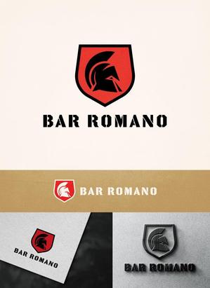 cocoloco (cocoloco_dh)さんの麻布十番のイタリアンバル「BAR ROMANO」のロゴ＆マークへの提案
