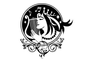 鶴亀工房 (turukame66)さんの音楽の神「ミューズ」のロゴへの提案