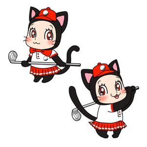 しみしみ (itimatu5label)さんの室内ゴルフシミュレーション店舗のキャラクターデザインへの提案