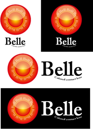 中津留　正倫 (cpo_mn)さんのカラーコンタクト「Belle」のロゴ作成への提案