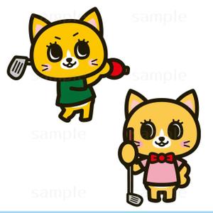 THE_watanabakery (the_watanabakery)さんの室内ゴルフシミュレーション店舗のキャラクターデザインへの提案
