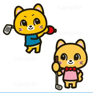 THE_watanabakery (the_watanabakery)さんの室内ゴルフシミュレーション店舗のキャラクターデザインへの提案