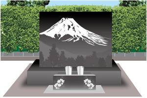 鶴亀工房 (turukame66)さんの墓石のデザインへの提案