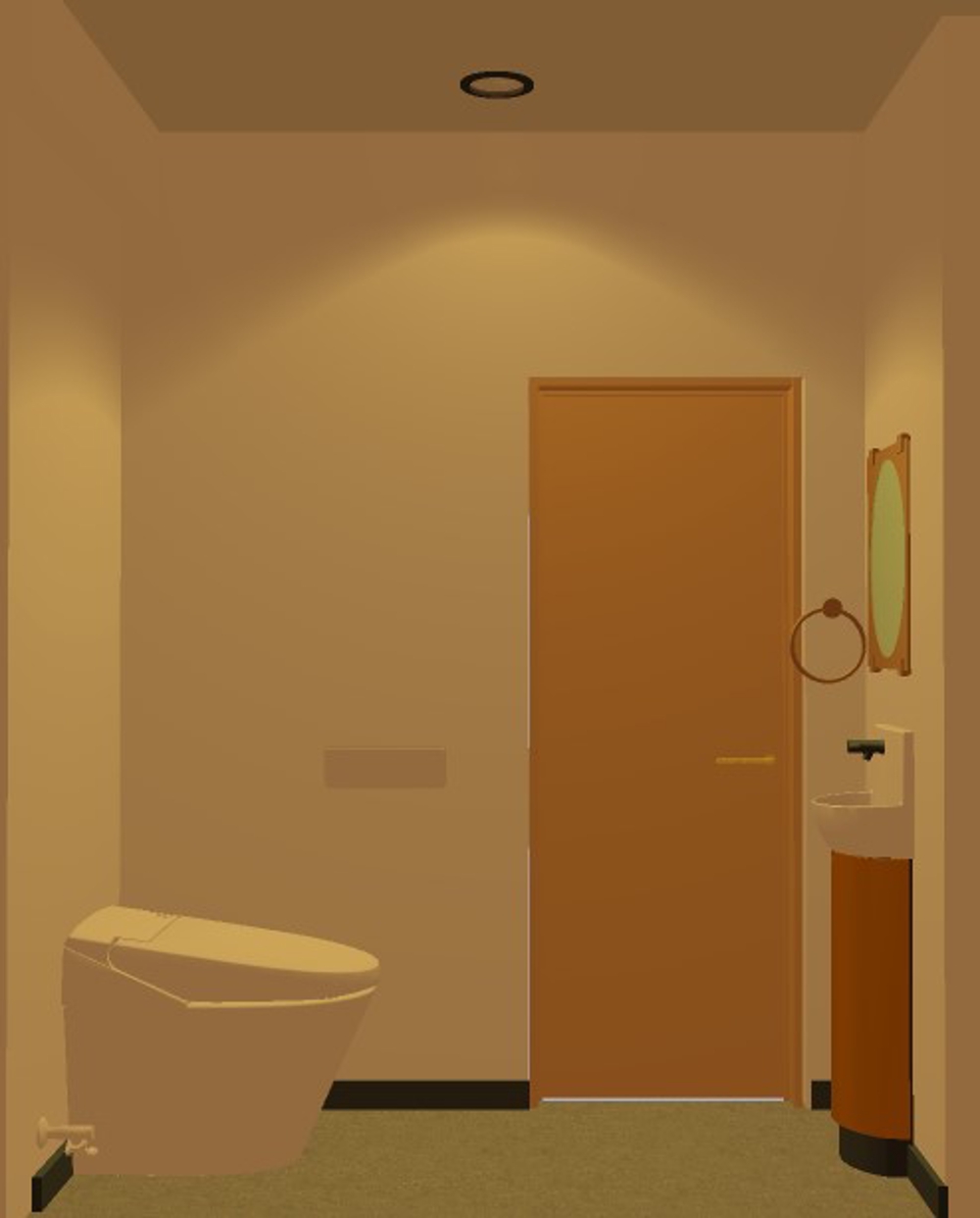 旅館客室の3Dパースデザイン制作（2部屋目）