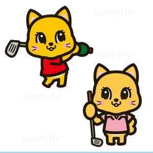 THE_watanabakery (the_watanabakery)さんの室内ゴルフシミュレーション店舗のキャラクターデザインへの提案
