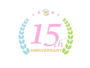 ぽんぽん (haruka0115322)さんの会社創立15周年の「15th」の記念マークへの提案