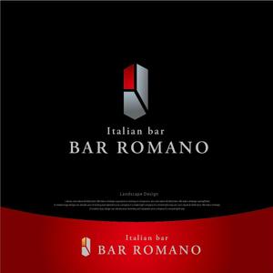 landscape (landscape)さんの麻布十番のイタリアンバル「BAR ROMANO」のロゴ＆マークへの提案