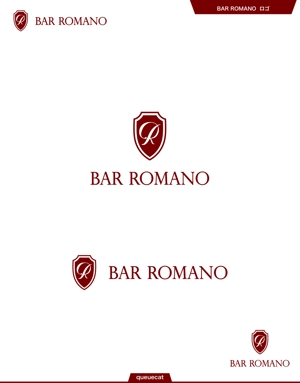 queuecat (queuecat)さんの麻布十番のイタリアンバル「BAR ROMANO」のロゴ＆マークへの提案