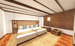 タケウチ (takeuchi_8)さんの旅館客室の3Dパースデザイン制作（2部屋目）への提案